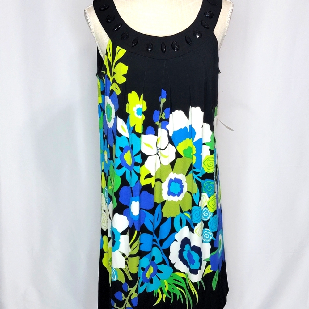 NEW NEW NEW!!!‎ LONDON STYLE Floral Sleeveless Size 12 #372